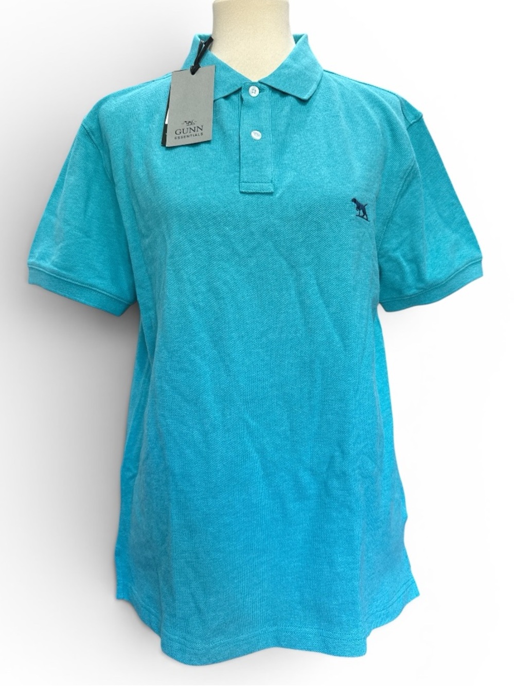 Gunn Polo Men's Polo Shirt in Turquoise #538